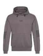 Sweatshirt Tops Sweat-shirts & Hoodies Hoodies Grey EA7