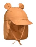 Summercap Long Neck 3D Badehette Brown Mikk-line