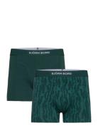 Premium Cotton Stretch Boxer 2P Boksershorts Khaki Green Björn Borg