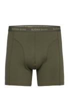 Cotton Stretch Boxer 1P Boksershorts Green Björn Borg