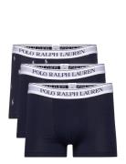 Classic Stretch-Cotton Trunk 3-Pack Boksershorts Black Polo Ralph Laur...