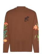 Diflowerlo Tops Sweat-shirts & Hoodies Sweat-shirts Brown HUGO