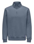 Onsconnor Reg 1/4 Zip Sweat Tops Sweat-shirts & Hoodies Sweat-shirts G...