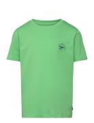 Printed T-Shirt Tops T-shirts Short-sleeved Green Tom Tailor