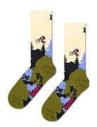 Mountain Bike Sock Lingerie Socks Regular Socks Green Happy Socks