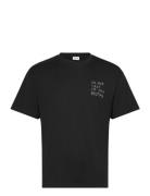 Sdmanne Tops T-shirts Short-sleeved Black Solid