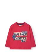 Knit T-Shirt For Baby Boy -Bci Tops T-shirts Long-sleeved T-shirts Red...