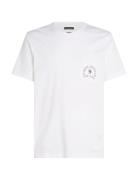 Hilfiger Arch Pocket Tee Tops T-shirts Short-sleeved White Tommy Hilfi...