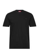 T-Just-L24 T-Shirt Tops T-shirts Short-sleeved Black Diesel