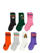 Adored 7-Pack Socks Sokker Strømper Multi/patterned Mini Rodini