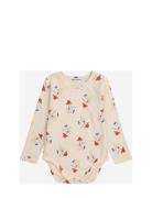 Baby Magic Flute Player All Over Body Bodies Long-sleeved Beige Bobo C...