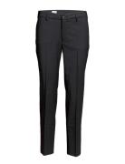 Luisa Cropped Cool Wool Slack Bottoms Trousers Slim Fit Trousers Black...