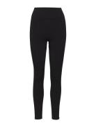 Seamless Compression Legging Bottoms Running-training Tights Black Fil...