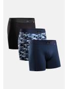 Men's Classic Trunks 3-Pack Sport Boxers Blue Danish Endurance