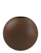 Ball Vase 8Cm Home Decoration Vases Small Vases Brown Cooee Design