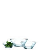 Grand Cru Glasskålesæt, 3 Stk Home Tableware Bowls & Serving Dishes Se...