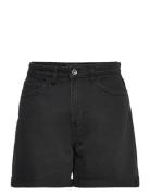 Onlvega Hw Mom Dnm Shorts Noos Bottoms Shorts Denim Shorts Black ONLY