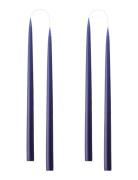 Hand Dipped Candles, 4 Pack Home Decoration Candles Pillar Candles Blu...