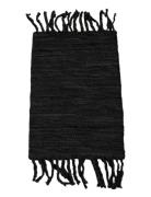 Rug Braid Home Textiles Rugs & Carpets Cotton Rugs & Rag Rugs Black Au...