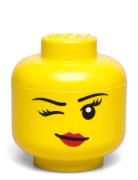 Lego Mini Head - Boy Home Kids Decor Storage Storage Boxes Yellow LEGO...