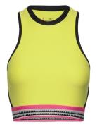 Lemlem Crop Tank Sport Crop Tops Sleeveless Crop Tops Yellow PUMA