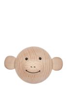 Mini Hook - Monkey Home Storage Hooks & Knobs Hooks Beige OYOY MINI