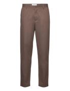 Jared Twill Chino Pants Designers Trousers Chinos Brown Les Deux