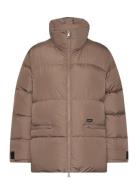 Hero Puffer Jacket Sport Jackets Padded Jacket Brown Casall