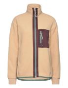 Ane Pile Jacket Sport Sweat-shirts & Hoodies Fleeces & Midlayers Beige...