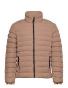 Fuji Emb Padded Jacket Sport Jackets Padded Jackets Beige Superdry Spo...