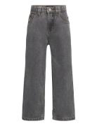 Aska Bottoms Jeans Wide Jeans Grey Molo