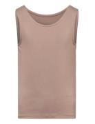 Nlfdinci Sl Short Tank Top Tops T-shirts Sleeveless Brown LMTD