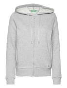 Jacket W/Hood L/S Tops Sweat-shirts & Hoodies Hoodies Grey United Colo...