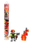 Plus-Plus Firefighter / 100 Pcs Tube Toys Building Sets & Blocks Build...