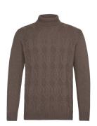 Salomon Rollneck Tops Knitwear Turtlenecks Brown Oscar Jacobson