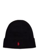 Signature Pony Wool Beanie Accessories Headwear Beanies Black Polo Ral...