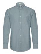 Reg Classic Oxford Shirt Tops Shirts Casual Green GANT