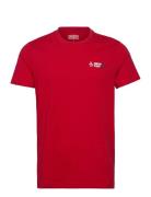 S/S "Original Splice Tops T-shirts Short-sleeved Red Original Penguin