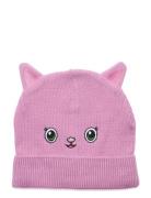 Nmfjuma Gabby Knit Hat Sky Accessories Headwear Hats Beanie Pink Name ...