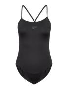 Womens Eco Endurance+ Thinstrap Sport Swimsuits Black Speedo