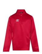 Liga Halfzip Jr Tops T-shirts Long-sleeved T-shirts Red Umbro