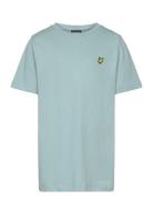 Plain T-Shirt Tops T-shirts Short-sleeved Blue Lyle & Scott