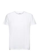 T-Shirt With Round Neck - Mid Sleev Tops T-shirts & Tops Short-sleeved...