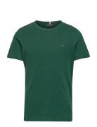 Essential Cotton Reg Fit Tee Ss Tops T-shirts Short-sleeved Green Tomm...