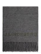 Champ Jl Scarf Accessories Scarves Winter Scarves Grey J. Lindeberg