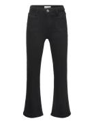 Flared Jeans With Pocket Bottoms Jeans Wide Jeans Black Mango