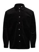 Sdmeyer Tops Shirts Casual Black Solid