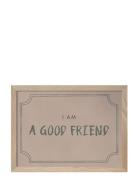 Good Friend Diploma, Dusty Rose - På Engelska Home Kids Decor Posters ...