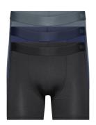 Kalle Bamboo 3-Pack Boksershorts Blue Resteröds