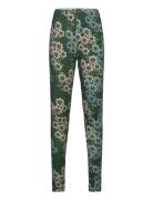 Daisys Aop Leggings Bottoms Leggings Green Mini Rodini